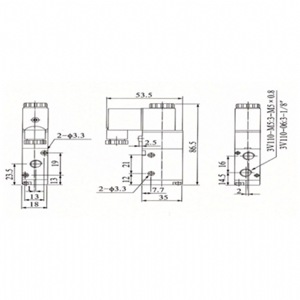 3/2 SELENOİD VALF PN-3V SERİSİ