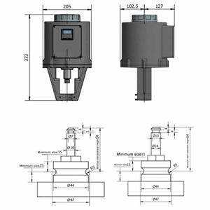 LİNEER ELEKTRİKLİ AKTÜATÖR