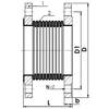 EKSENEL FLANŞLI KOMPANSATÖR 30mm DF+DF LAYNERSİZ