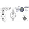 WAFER TİP 2 PARÇALI KELEBEK VANA PTFE / SS316+PTFE