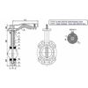 WAFER TİPİ KELEBEK VANA PTFE / SS316